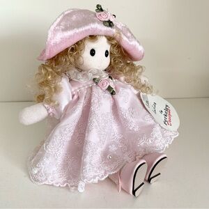 Y2k music playing robot baby pink doll